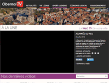 Tablet Screenshot of obernaitv.fr